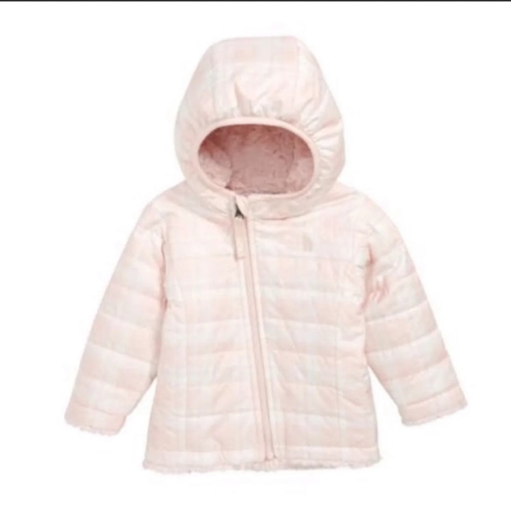 NWT The North Face Mossbud Swirl Reversible Jacket Infant 0–3M Pink Nordstrom
